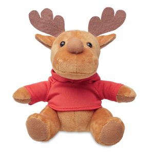 Renne en peluche avec capuche - RUDOLPH