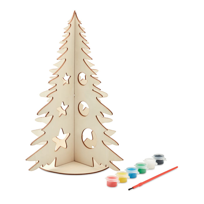 Sapin de Noël en bois - TREE AND PAINT