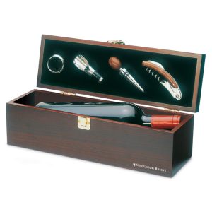 Coffret à vin en bois - COSTIERES