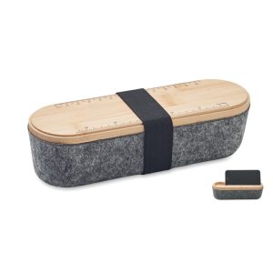 Trousse en feutre RPET - MILE