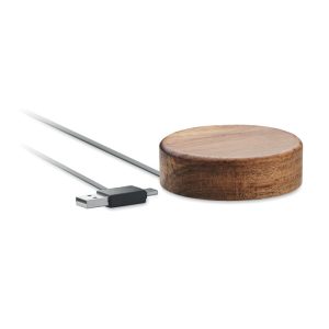 Chargeur sans fil en acacia - ACALESS