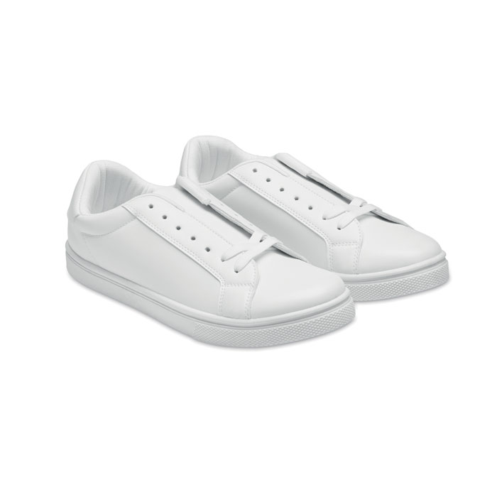 Baskets en PU taille 47 - BLANCOS