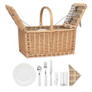 Panier pique-nique en osier 4 - MIMBRE PLUS