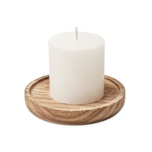 Bougeoir rond avec bougie - PENTAS
