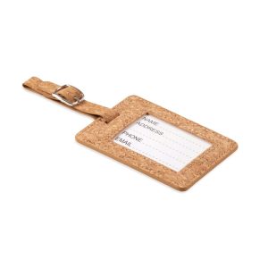 Etiquette à bagage en liège - COCO