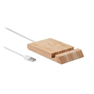 Chargeur sans fil en bambou - ODOS