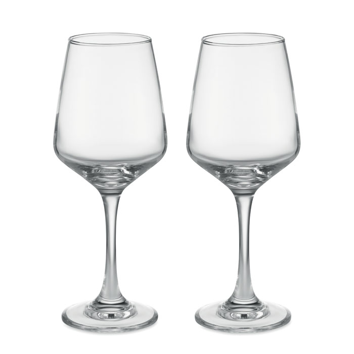 Ensemble de 2 verres à vin - CHEERS