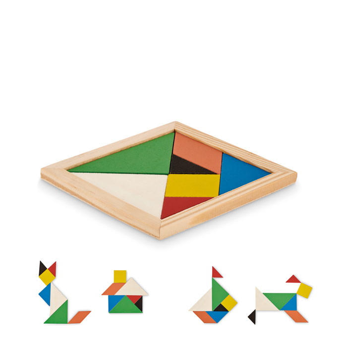 Puzzle Tangram en bois - TANGRAM