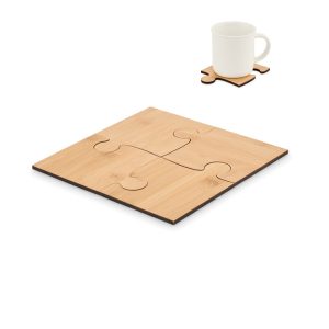 Lot de 4 sous-verres puzzle - LEPY