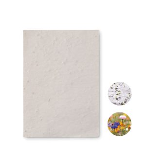 Papier A6 graines de fleurs - ASIDO