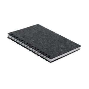 Carnet A5 couv.en feutre RPET - RINGFELT