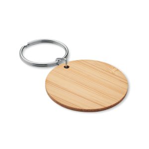 Porte-clés rond en bambou - ROUNDBOO