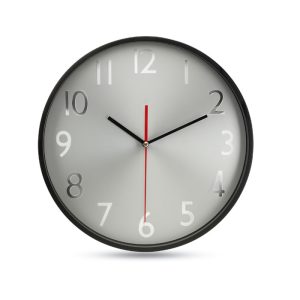 Horloge murale fond argent - RONDO