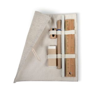 Set d'écriture,pochette coton - ECOSET