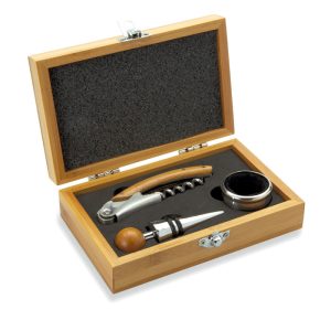 Coffret de sommelier en bambou - SONOMA