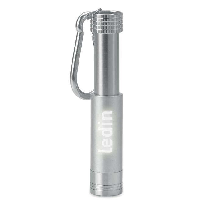 Porte-clés LED en alu /ABS - POP LIGHT