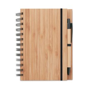 Carnet et stylo en bambou - BAMBLOC