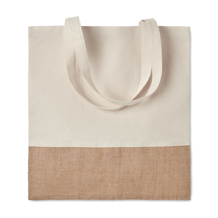 Sac à provisions avec jute. - INDIA TOTE