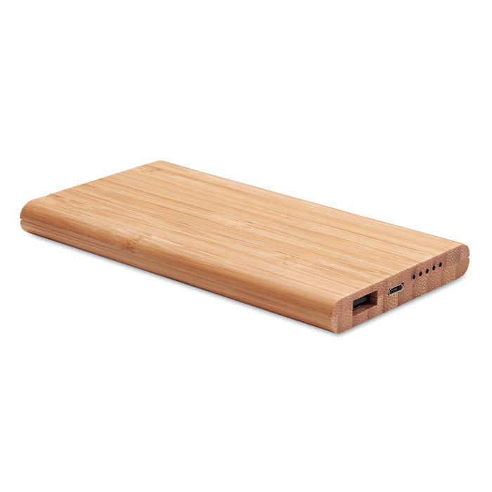 Powerbank/chargeur en bambou - ARENA