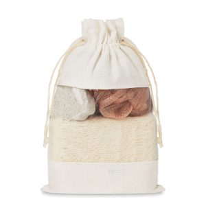 Set de bain pochette coton - CUIDA SET