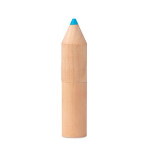 6 crayons dans un étui en bois - PETIT COLORET