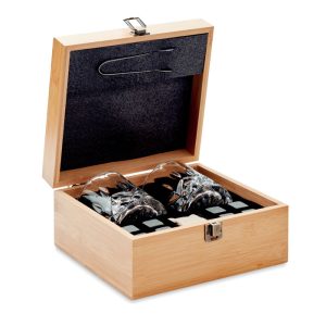 Set whisky avec boîte bambou - INVERNESS