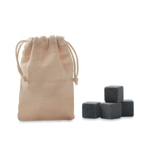 Cube en pierre dans pochette - ROCKS