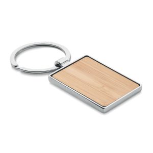 Porte-clés rectangle en bambou - BENDIGO