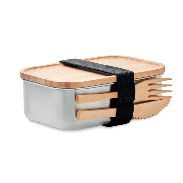 Lunch box en acier inox. 600ml - SAVANNA