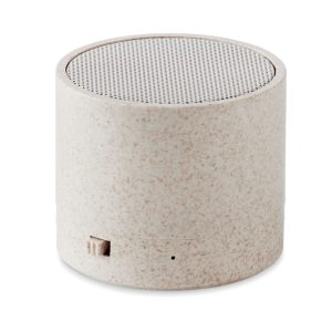 Haut-parleur s/ fil paille blé - ROUND BASS+