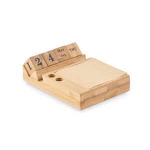 Calendrier de bureau en bambou - BOOTOP