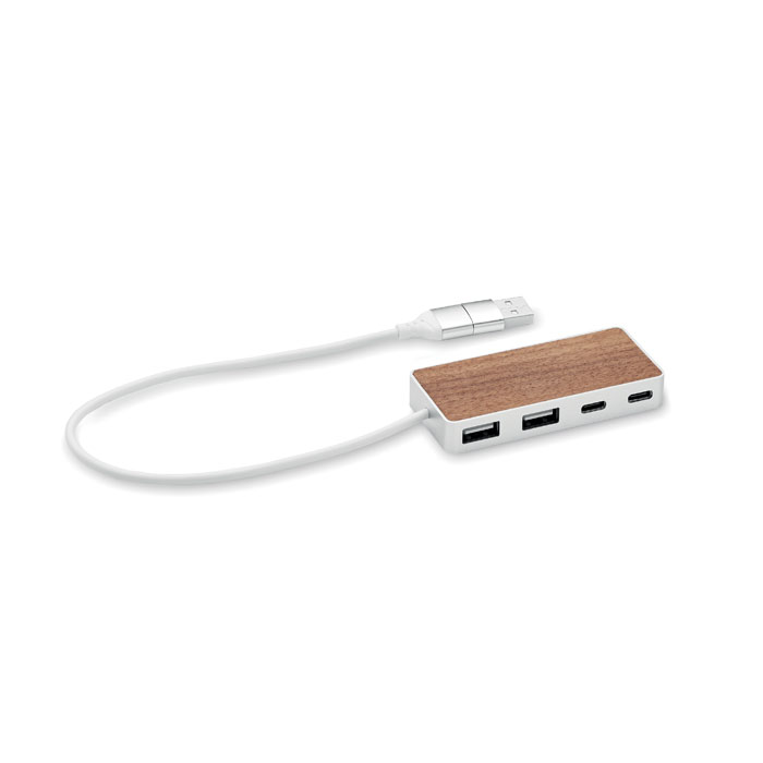 Hub USB 4 ports 27,5 cm - UBAH