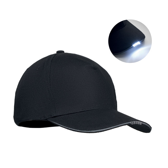 Casquette en coton LED à 5 pans - LUZCAP
