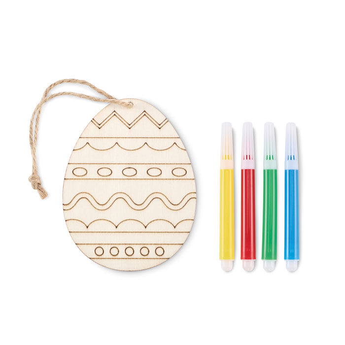 Set de peinture sur œuf en bois - DREGG
