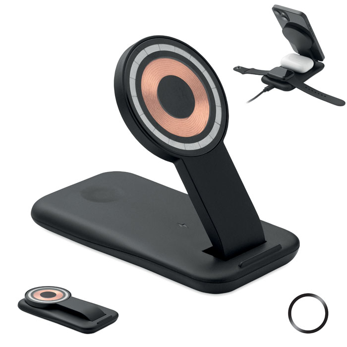 Chargeur sans fil 3 en 1 15W - PENDOLESS