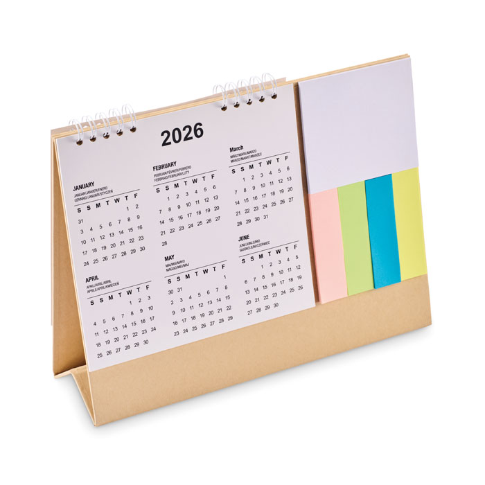 Calendrier de bureau avec mémo - CALENDOO